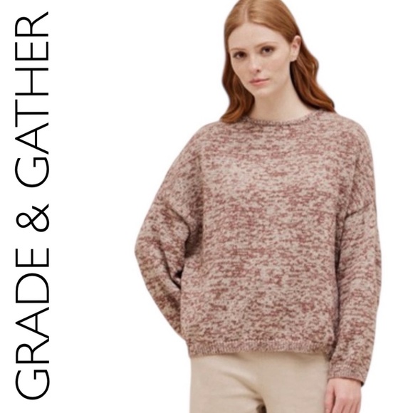 grade & gather Sweaters - 206:  GRADE & GATHER NWT SWEATER BRICK
